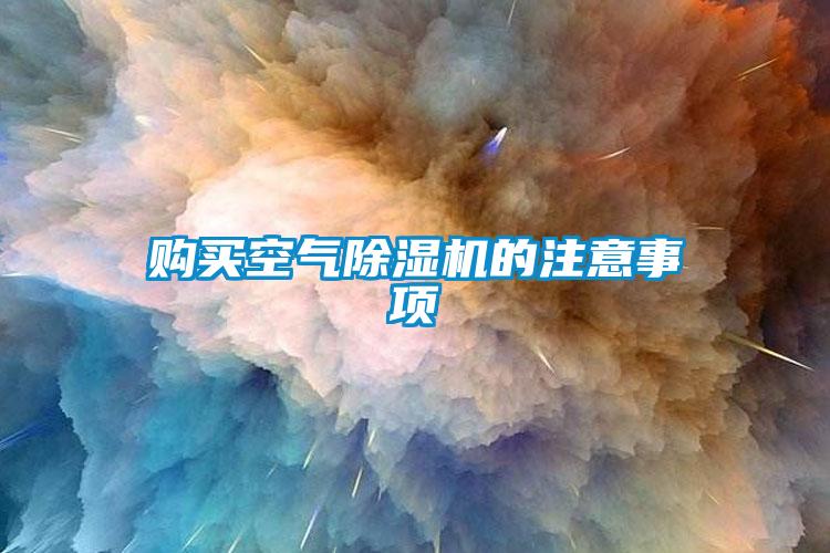 購(gòu)買(mǎi)空氣除濕機(jī)的注意事項(xiàng)