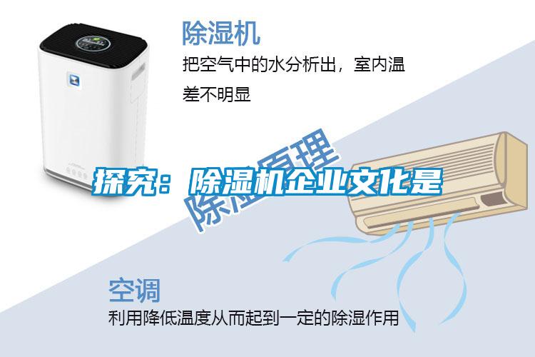探究:除濕機企業文化是