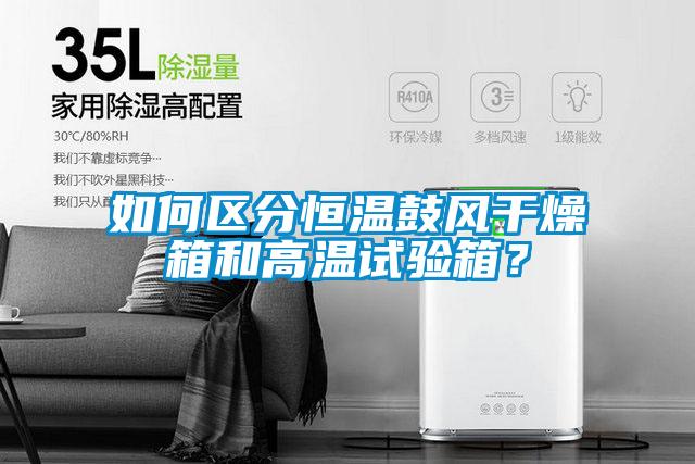 如何區分恒溫鼓風干燥箱和高溫試驗箱？