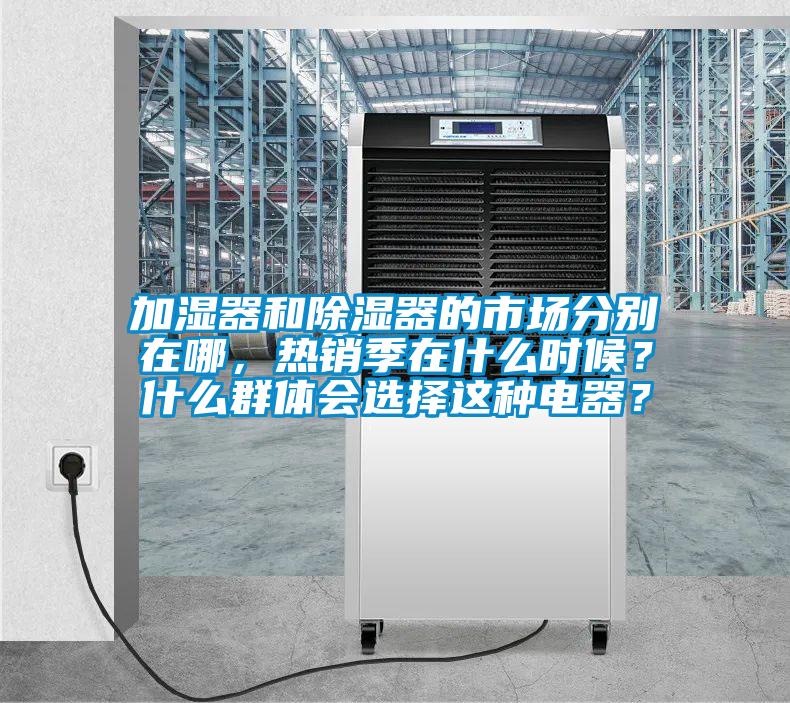加濕器和除濕器的市場分別在哪,熱銷季在什么時候?什么群體會選擇這種電器?