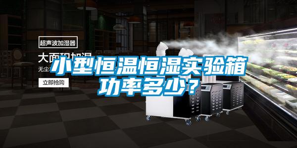 小型恒溫恒濕實驗箱功率多少？