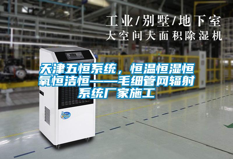 天津五恒系統,恒溫恒濕恒氧恒潔恒——毛細管網輻射系統廠家施工