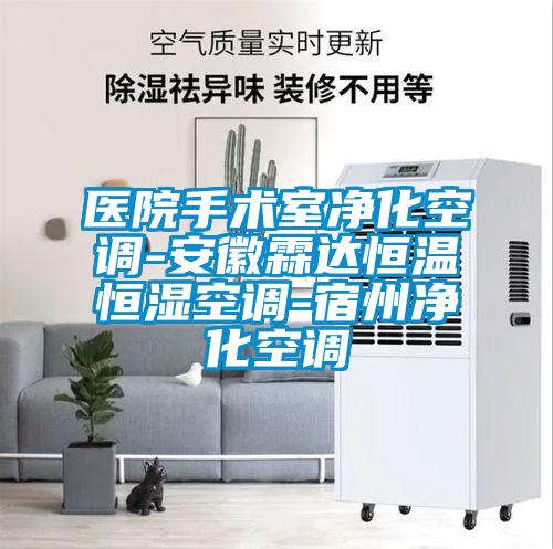 醫(yī)院手術(shù)室凈化空調(diào)-安徽霖達恒溫恒濕空調(diào)-宿州凈化空調(diào)