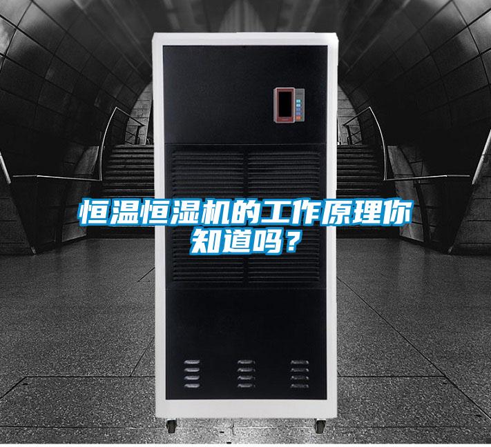 恒溫恒濕機(jī)的工作原理你知道嗎？