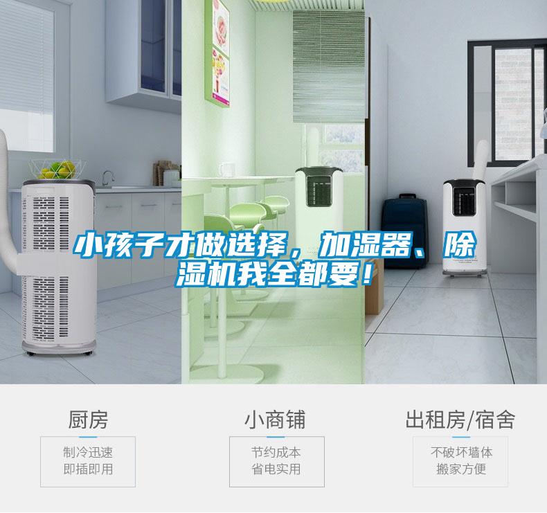小孩子才做選擇，加濕器、除濕機我全都要！