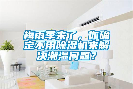 梅雨季來了，你確定不用除濕機(jī)來解決潮濕問題？