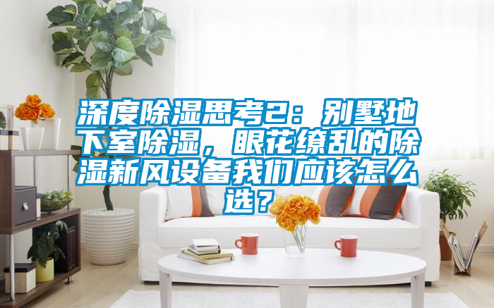 深度除濕思考2：別墅地下室除濕，眼花繚亂的除濕新風設備我們應該怎么選？