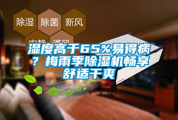 濕度高于65%易得??？梅雨季除濕機暢享舒適干爽