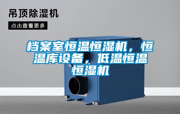 檔案室恒溫恒濕機，恒溫庫設備，低溫恒溫恒濕機