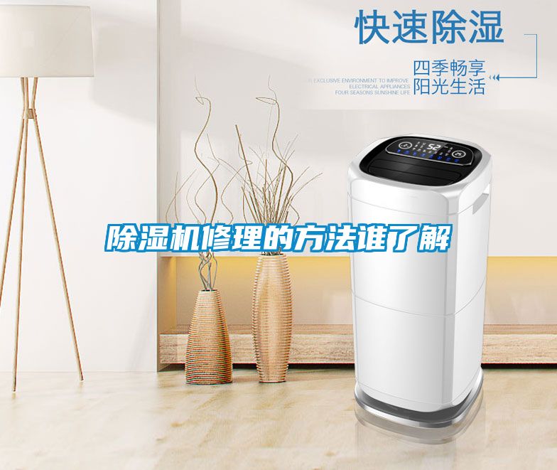 除濕機修理的方法誰了解