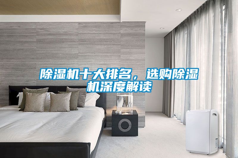 除濕機十大排名，選購除濕機深度解讀