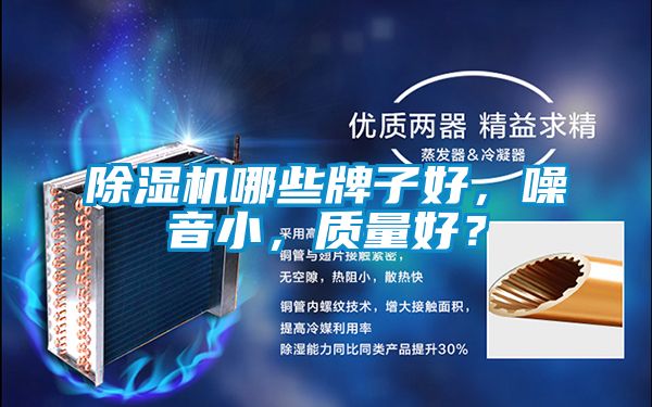 除濕機哪些牌子好，噪音小，質量好？