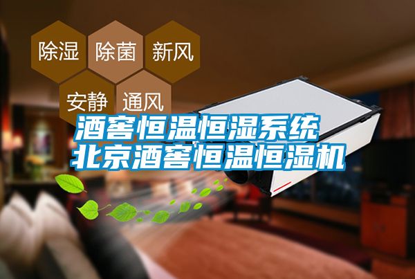 酒窖恒溫恒濕系統(tǒng) 北京酒窖恒溫恒濕機
