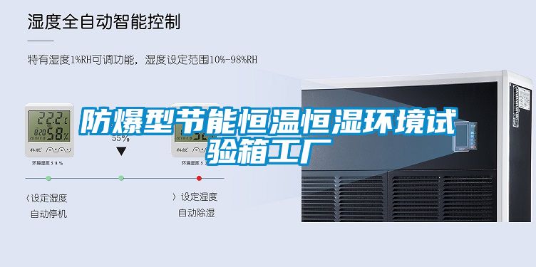 防爆型節能恒溫恒濕環境試驗箱工廠