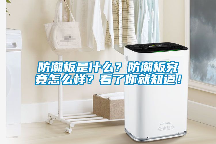 防潮板是什么？防潮板究竟怎么樣？看了你就知道！